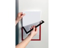 DURABLE Präsentationsrahmen Duraframe Magnetic A4 5 Stück Rot