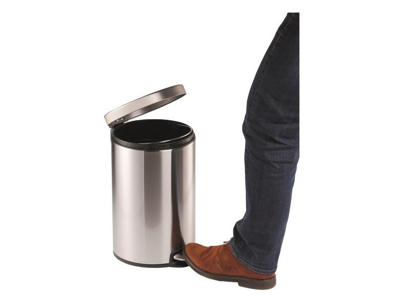 DURABLE Treteimer 5 l, Silber