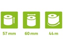 Exacompta Thermo-Papierrolle 57 x 60 x 12 mm, 44 m, 10 Stück