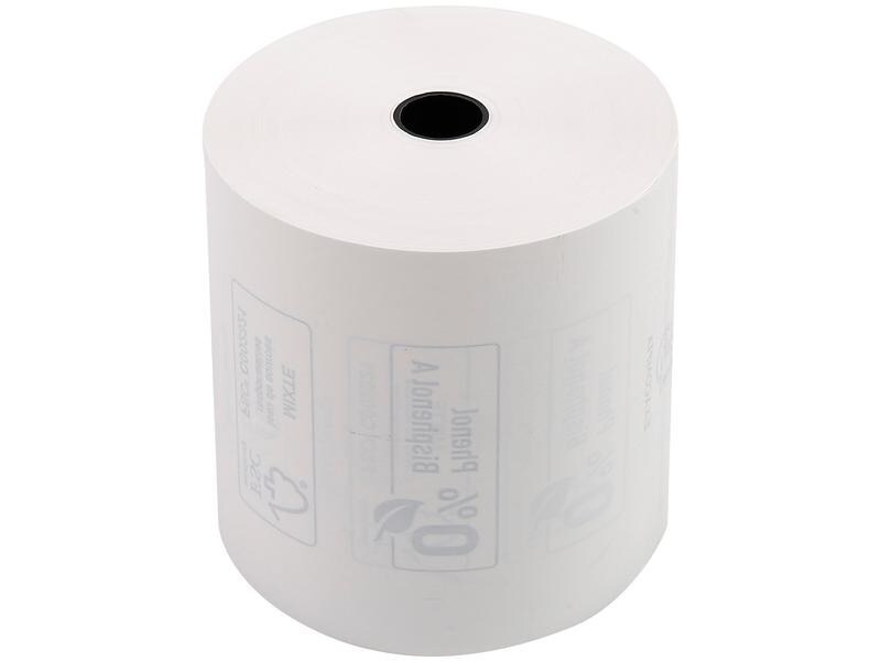 Exacompta Thermo-Papierrolle 80 x 80 x 12 mm, 76 m, 10 Stück