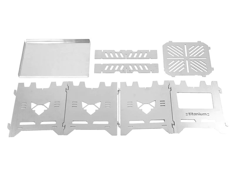 Fennek Grill Campingkocher Hobo Premium, Titan