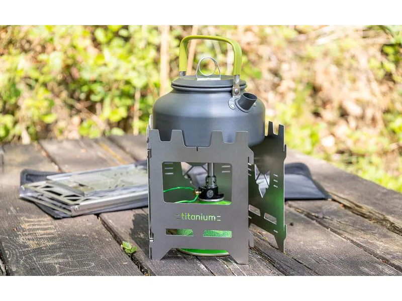 Fennek Grill Campingkocher Hobo Premium, Titan