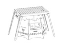 Fennek Grill Klapprost zu Hobo Premium, Titan