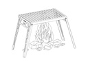 Fennek Grill Klapprost zu Hobo Premium, Titan