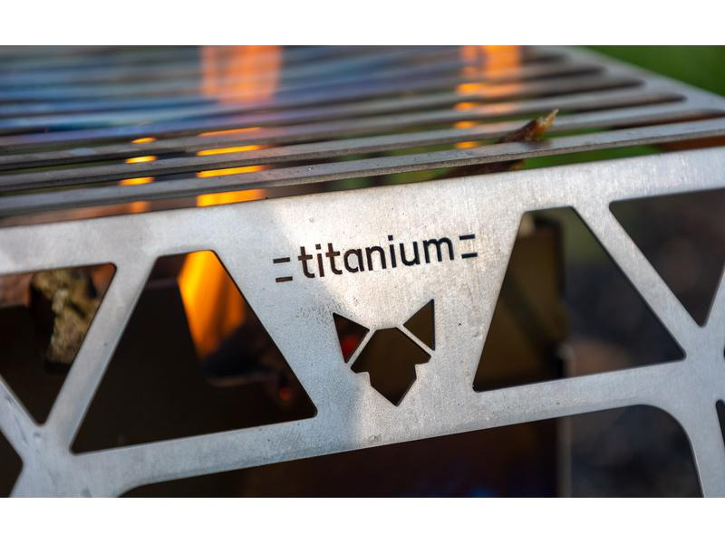 Fennek Grill Klapprost zu Hobo Premium, Titan