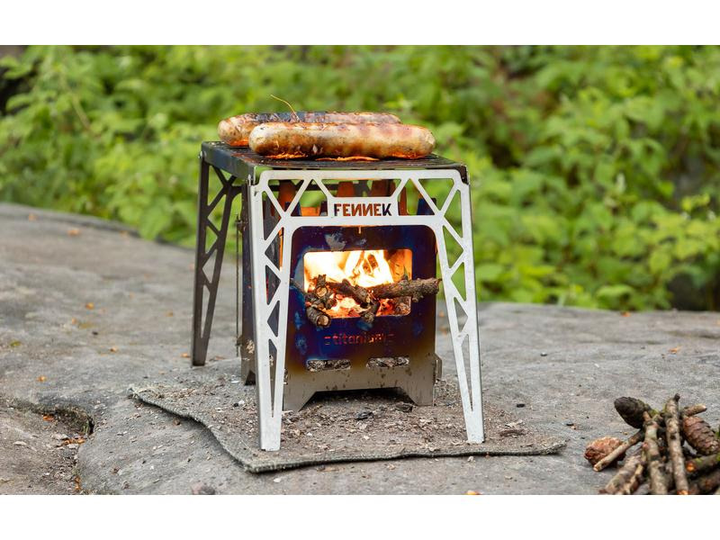 Fennek Grill Klapprost zu Hobo Premium, Titan