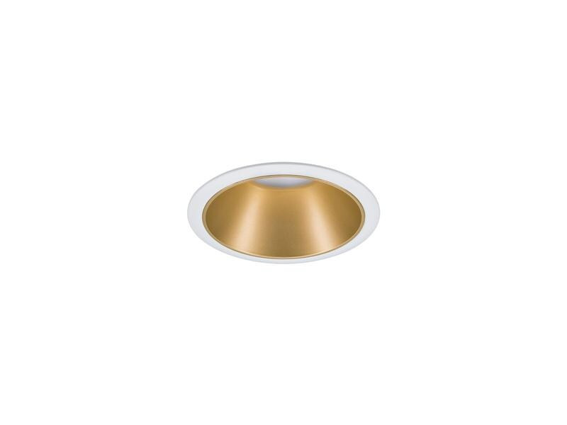 Paulmann Einbauspot Cole Coin 3-Stepdim Set, 18W, 2700 K, Weiss/ Gold