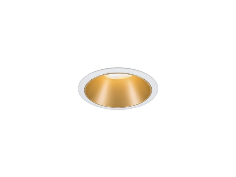Paulmann Einbauspot Cole Coin 3-Stepdim Set, 18W, 2700 K, Weiss/ Gold
