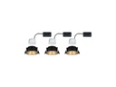 Paulmann Einbauspot Cole Coin 3-Stepdim Set, 18W, 2700K, Schwarz/Gold