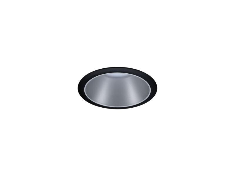 Paulmann Einbauspot Cole Coin 3-Stepdim Set, 18W,2700K,Schwarz/Silber