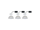 Paulmann Einbauspot Cole Coin 3-Stepdim Set, 18W,2700K,Weiss/Silber