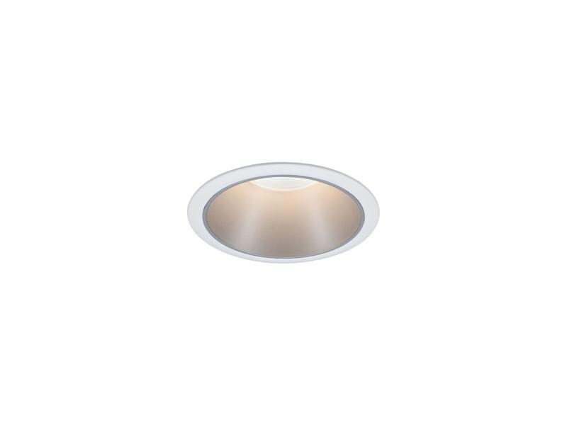 Paulmann Einbauspot Cole Coin 3-Stepdim Set, 18W,2700K,Weiss/Silber