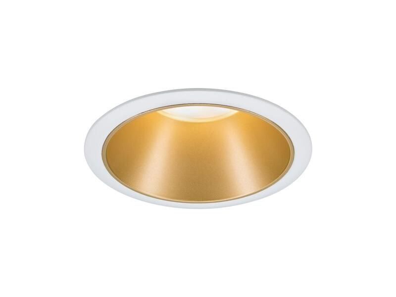 Paulmann Einbauspot Cole, 1 x GU10, 10 W, Weiss/ Gold