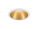 Paulmann Einbauspot Cole, 1 x GU10, 10 W, Weiss/ Gold