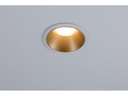 Paulmann Einbauspot Cole, 1 x GU10, 10 W, Weiss/ Gold