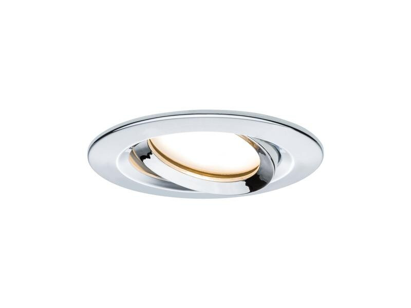 Paulmann Einbauspot Nova Coin 3-Stepdim Set, 3 x 6 W, 2700 K, Chrom