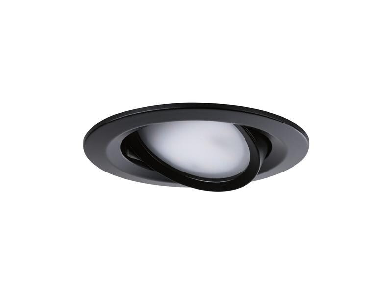 Paulmann Einbauspot Nova Coin 3-Stepdim Set, 3 x 6 W, 2700 K, Schwarz