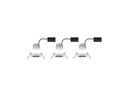 Paulmann Einbauspot Nova Coin 3-Stepdim Starr Set, 18W, 2700K, Weiss