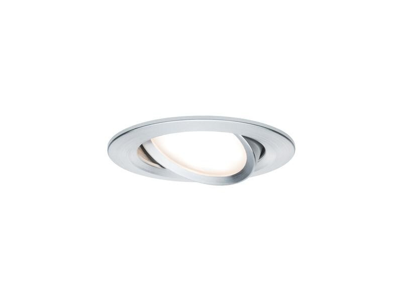 Paulmann Einbauspot Nova Coin Set, 3 x 6 W, 2700 K, Chrom