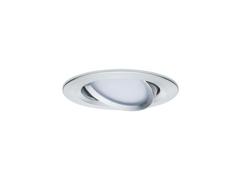 Paulmann Einbauspot Nova Coin Set, 3 x 6 W, 2700 K, Chrom