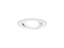 Paulmann Einbauspot Nova Coin Set, 3 x 6 W, 2700 K, Weiss