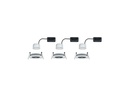 Paulmann Einbauspot Nova Coin Starr Set, 3 x 6 W, 2700 K, Chrom