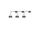 Paulmann Einbauspot Nova Coin Starr Set, 3 x 6 W, 2700 K, Schwarz