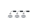 Paulmann Einbauspot Nova Plus Coin Set, 3 x 6 W, 2700 K, Chrom