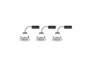 Paulmann Einbauspot Nova Plus Coin Set, 3 x 6 W, 2700 K, Silber