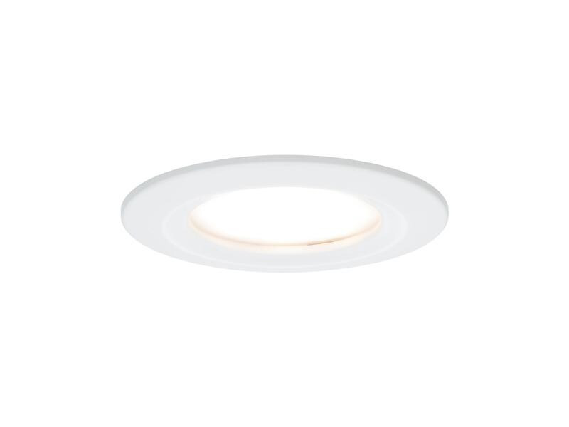Paulmann Einbauspot Nova Plus Coin Starr Set, 3 x 6 W, 2700 K, Weiss