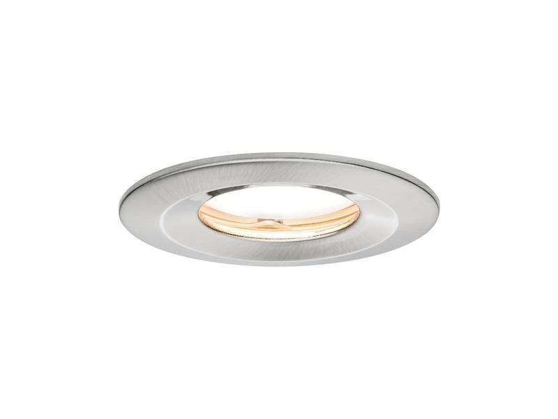 Paulmann Einbauspot Nova Plus Coin Starr, 1 x 6 W, 2700 K, Eisen