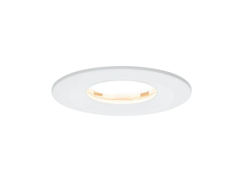 Paulmann Einbauspot Nova Plus Coin Starr, 1 x 6 W, 2700 K, Weiss