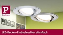 Paulmann Einbauspot Nova Plus Coin Starr, 1 x 6 W, 2700 K, Weiss