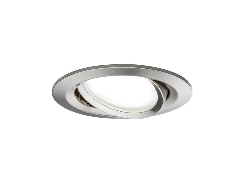Paulmann Einbauspot Nova Plus Set, 3 x 6 W, 2700- 6500 K, Eisen
