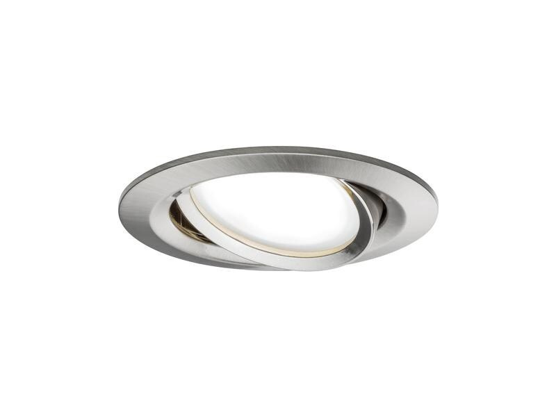 Paulmann Einbauspot Nova Plus Set, 3 x 6 W, 2700- 6500 K, Eisen
