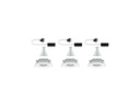 Paulmann Einbauspot Nova Plus Set, 3 x 7 W, 2700 K, Weiss