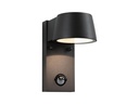 Paulmann Wandleuchte Capea mit Bewegungsmelder, 5 W, 3000 K, Grau