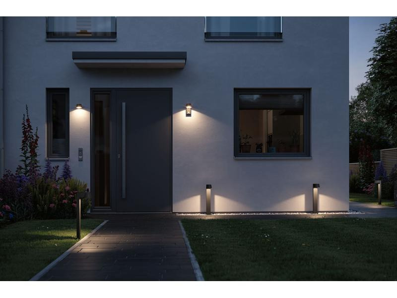 Paulmann Wandleuchte Capea, 5 W, 3000 K, Grau