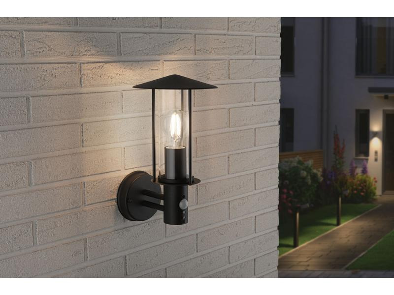 Paulmann Wandleuchte Classic, 1 x E27, 15 W, Dunkelgrau