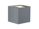 Paulmann Wandleuchte Cybo, 2 x 3 W, 2700 K, Grau