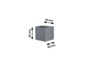 Paulmann Wandleuchte Cybo, 2 x 3 W, 2700 K, Grau