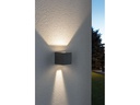 Paulmann Wandleuchte Cybo, 2 x 3 W, 2700 K, Grau