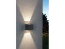 Paulmann Wandleuchte Cybo, 2 x 3 W, 2700 K, Grau