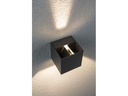 Paulmann Wandleuchte Cybo, 2 x 3 W, 2700 K, Grau