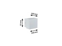 Paulmann Wandleuchte Cybo, 2 x 3 W, 2700 K, Weiss
