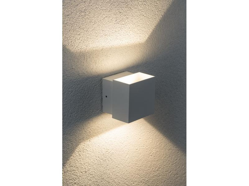 Paulmann Wandleuchte Cybo, 2 x 3 W, 2700 K, Weiss