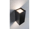 Paulmann Wandleuchte Flame, 2 x 6 W, 3000 K, Anthrazit