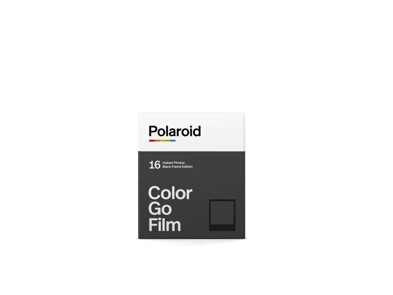 Polaroid Sofortbildfilm Go Black Frame – Doppelpack (8+8)