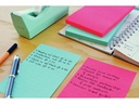 Post-it Notizzettel Post-it Super Sticky Mehrfarbig, Liniert