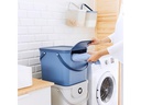 Rotho Wäschesammler Albula 40 l, Blau